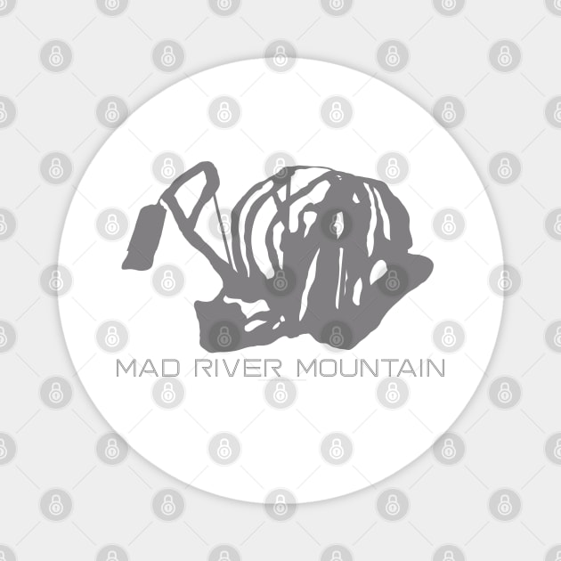 Mad River Mountain Resort 3D Magnet by Mapsynergy